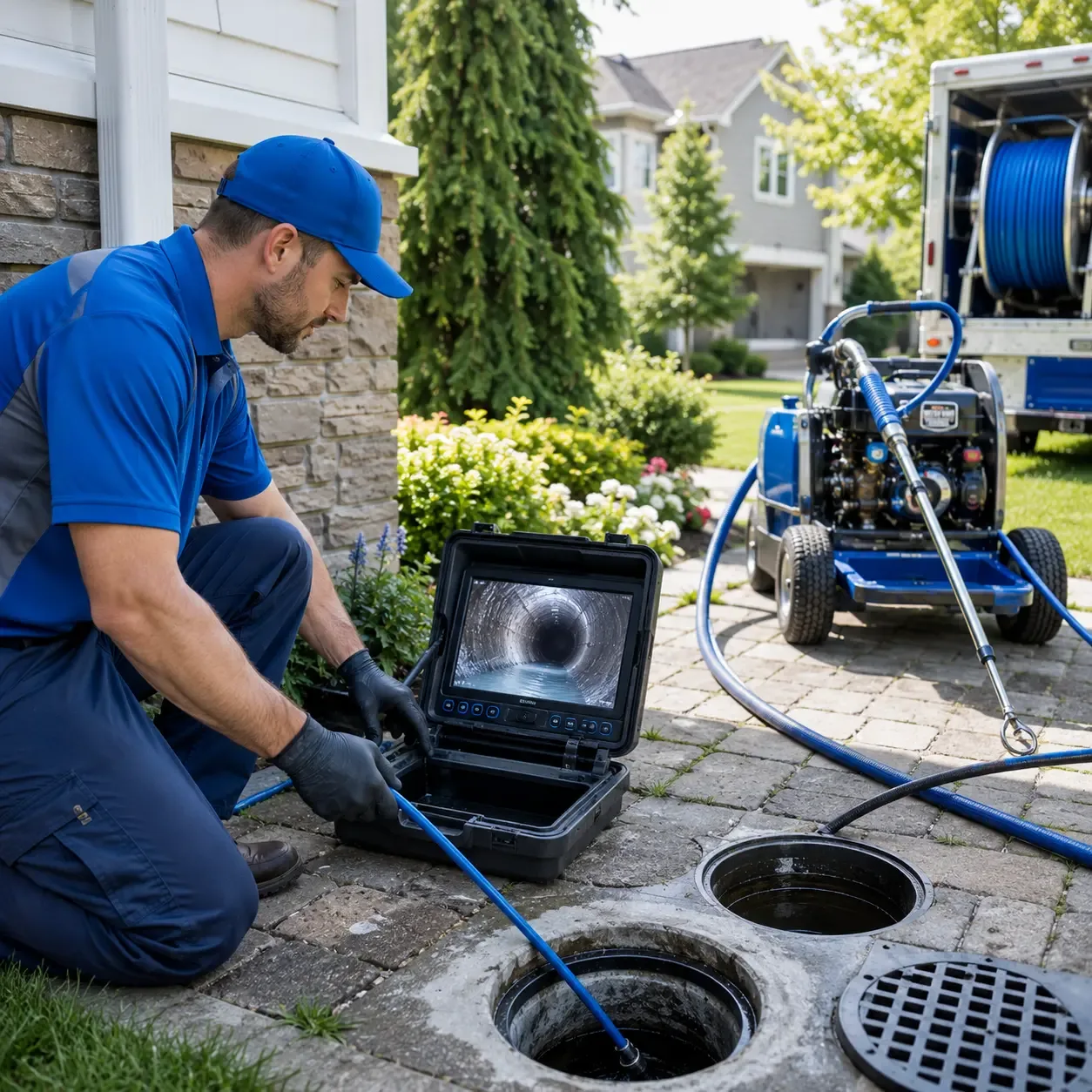 Outdoor drain cleaning professionals serving White Pigeon, MI